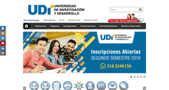 Desktop Screenshot of intranet.udi.edu.co